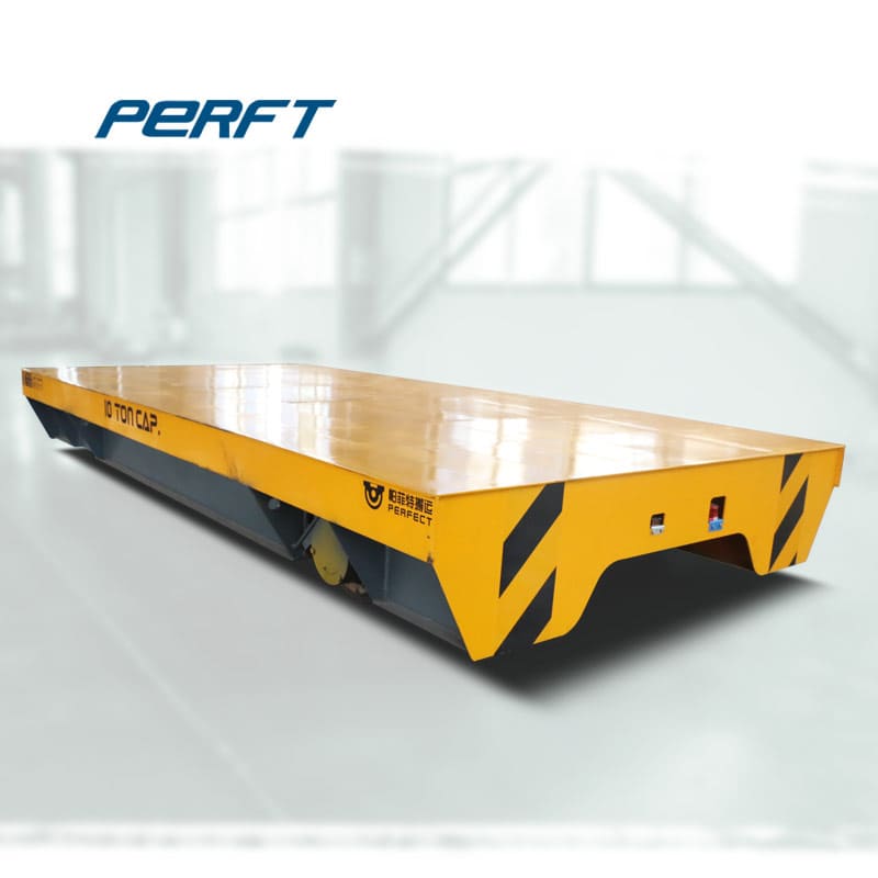 Motorized Battery Powered Rail Transfer Trolley For Steel 